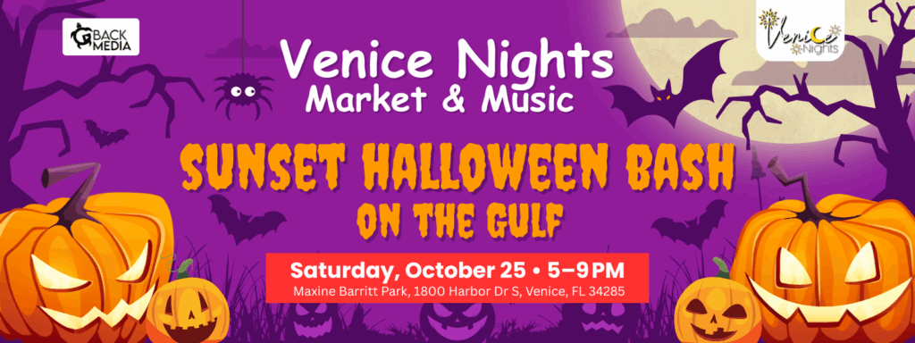Venice Nights Market & Music – Sunset Halloween Bash