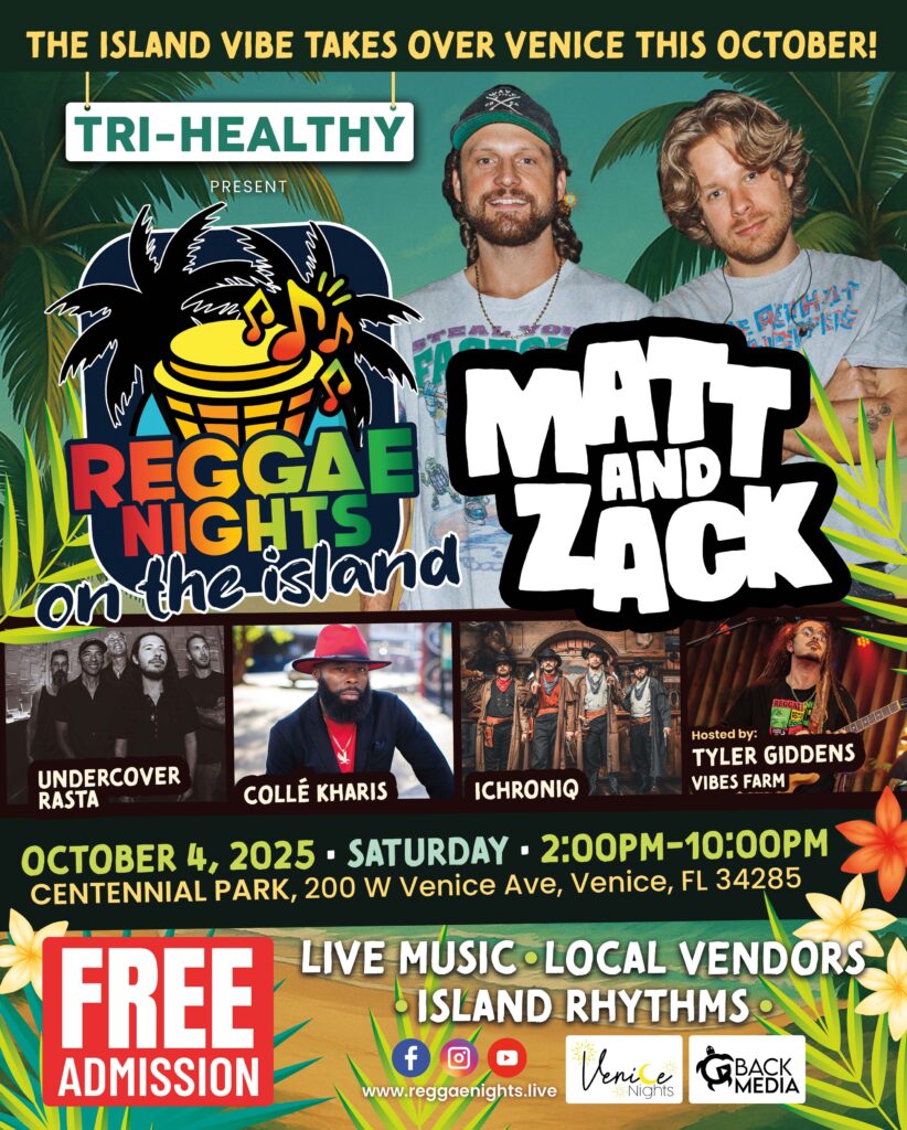 Reggae Nights on the Island - Live Music and Local Vendors